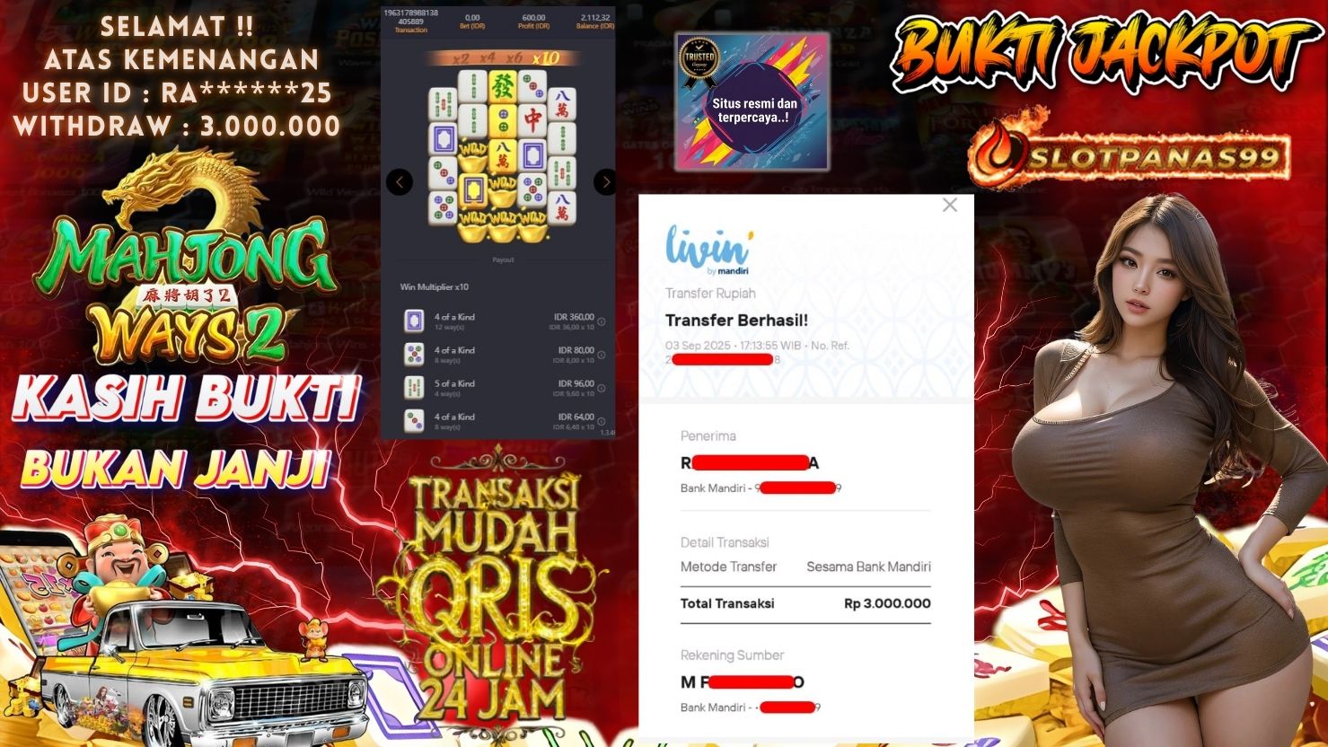 SLOTPANAS99 JACKPOT SLOT MAHJONG WAYS 2